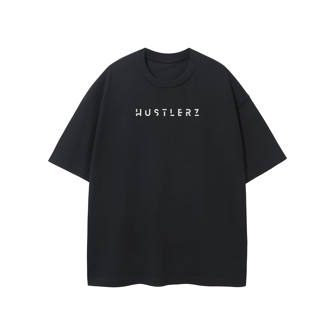 Cotton Oversized T-Shirt - Black