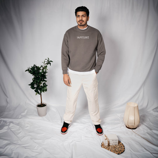 Fleece Comfort Sweat - Taupe