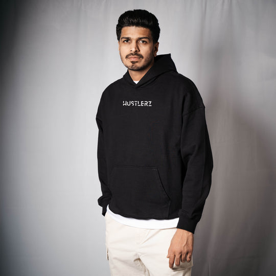 Cozy Cotton Hoodie - Black