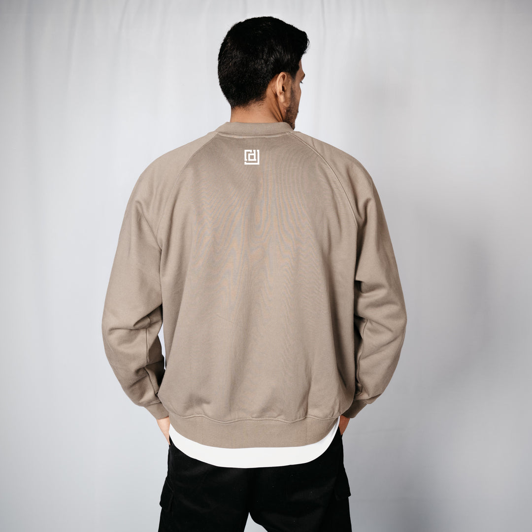 Relaxed Shoulder Sweat - Camel