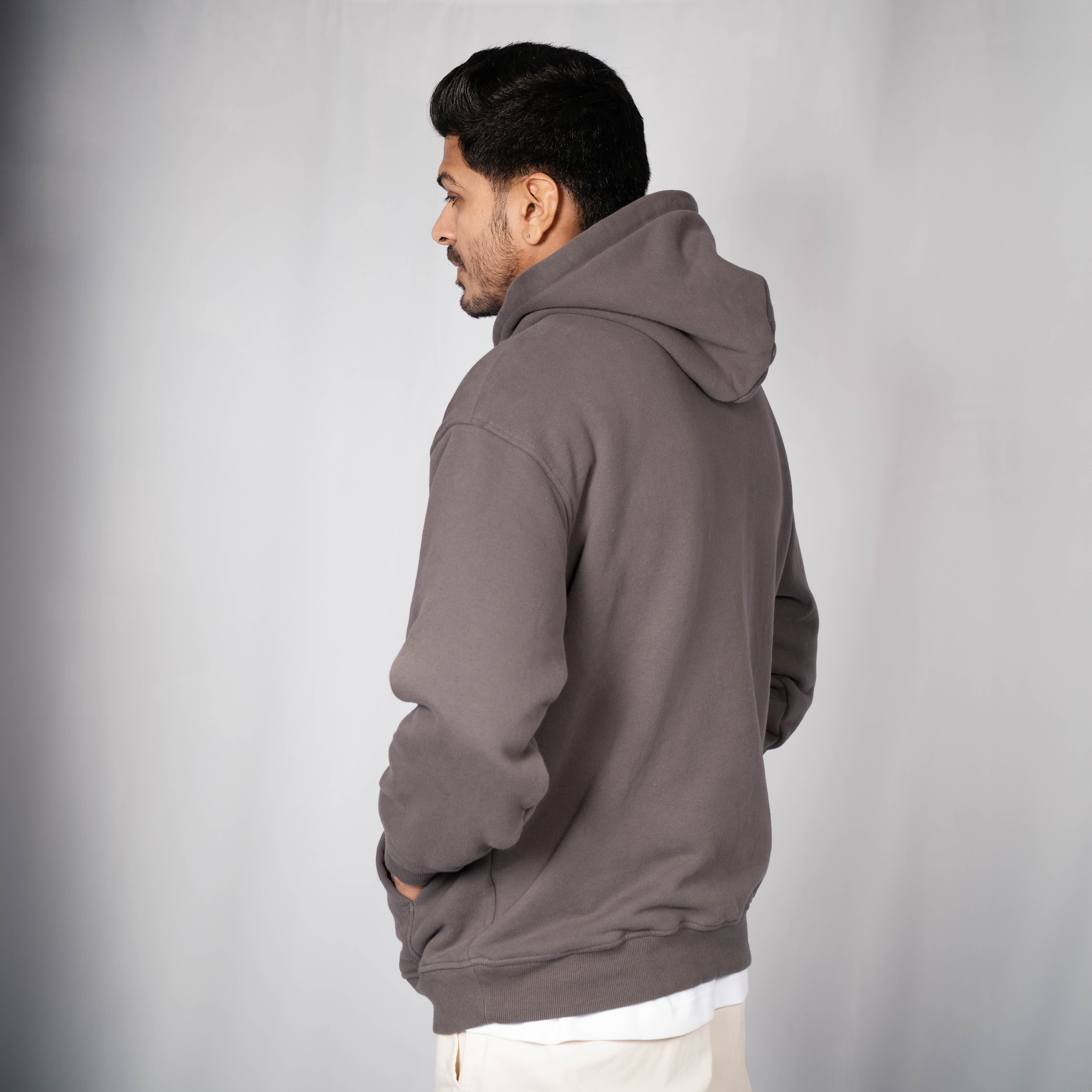 Fleece Urbanwear Hoodie - Grey – dhustlerz Fleece Urbanwear Hoodie - Grey – dhustlerz