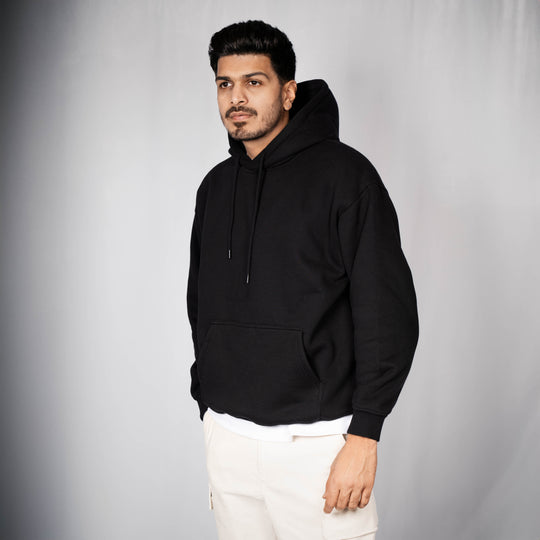 Fleece Urbanwear Hoodie - Black - Essential
