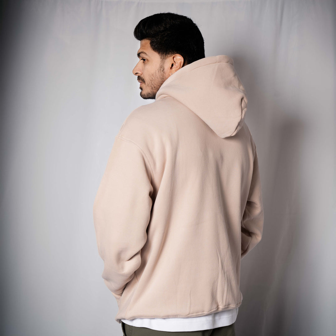 Fleece Urbanwear Hoodie - Beige - Essential